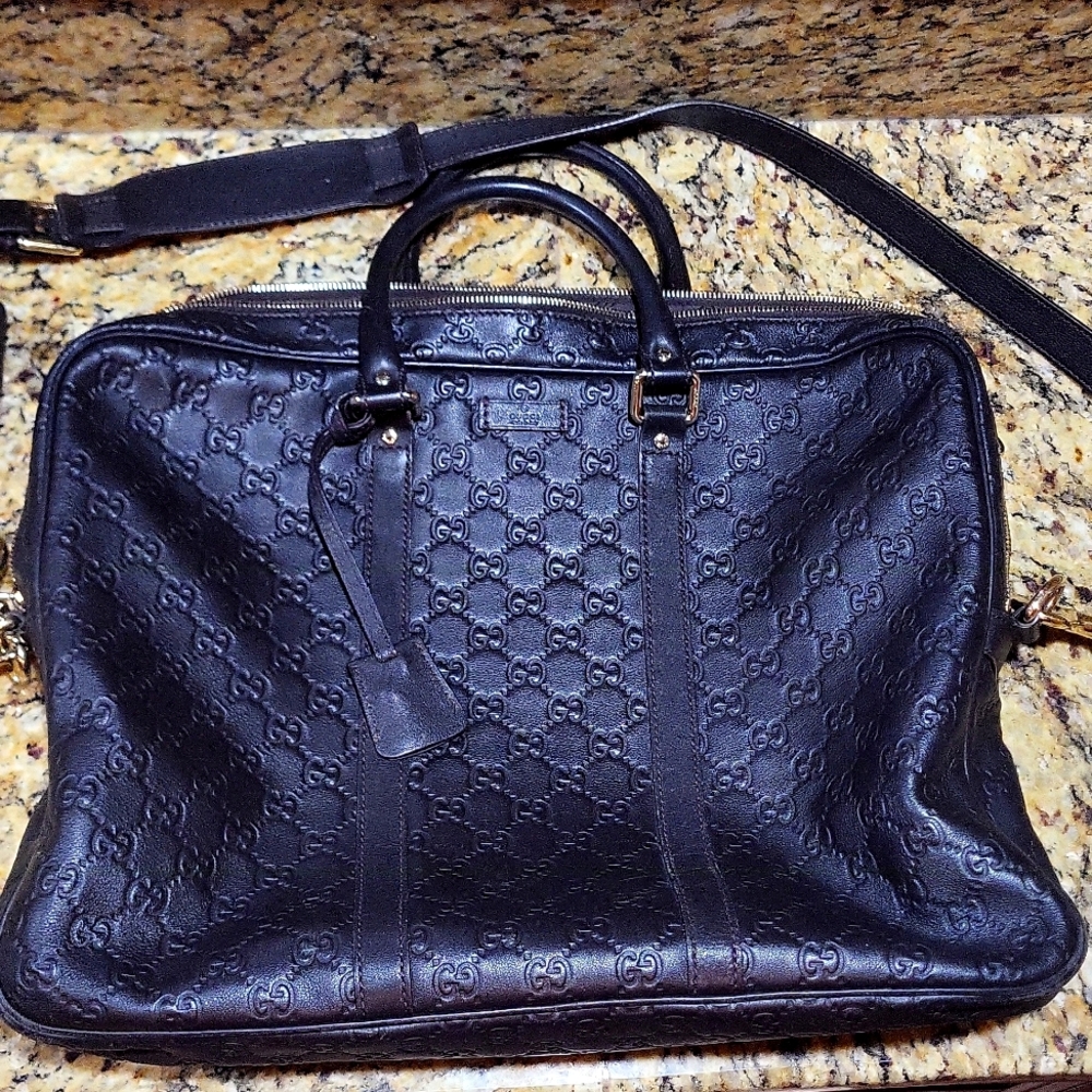 Gucci Guccissima Briefcase in like new condition